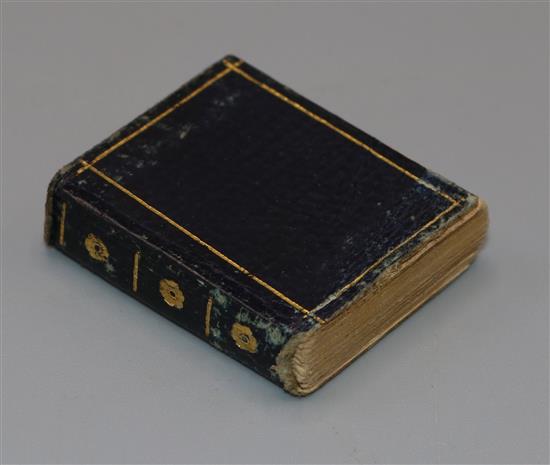 Victorian miniature book Small Rain on the Tender Herb, slipcase